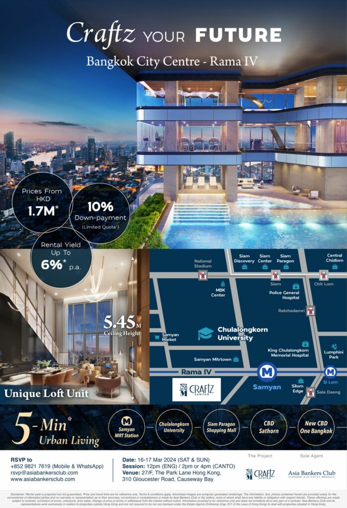 Whizdom Craftz Samyan by MQDC – Freehold Condos Nearby Chulalongkorn University